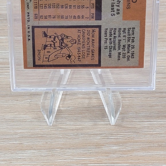 Phil Esposito 1975 Topps Phil Boston Bruins Signed Hockey Card Autographed - Picture 5 of 6